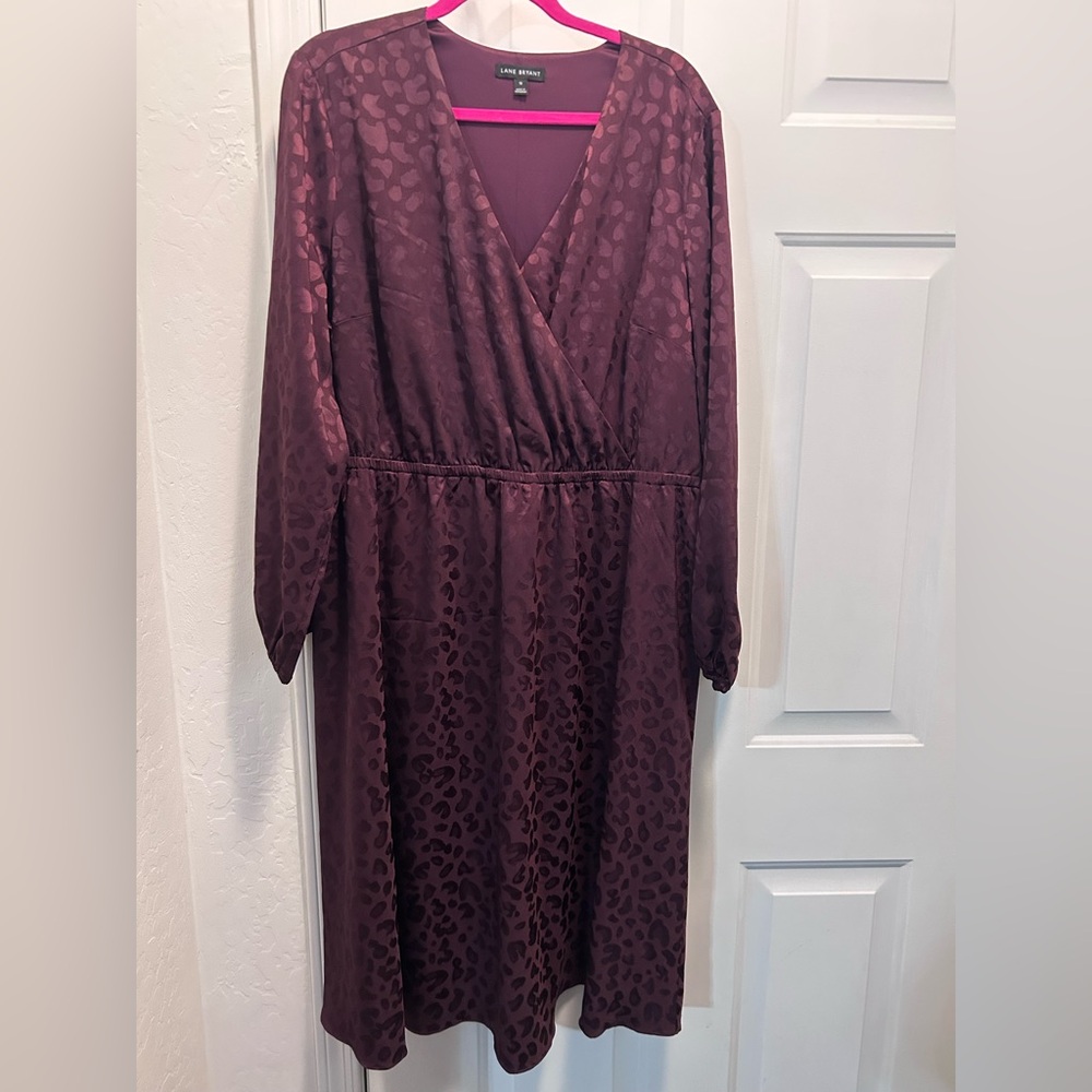 Lane Bryant faux wrap dress